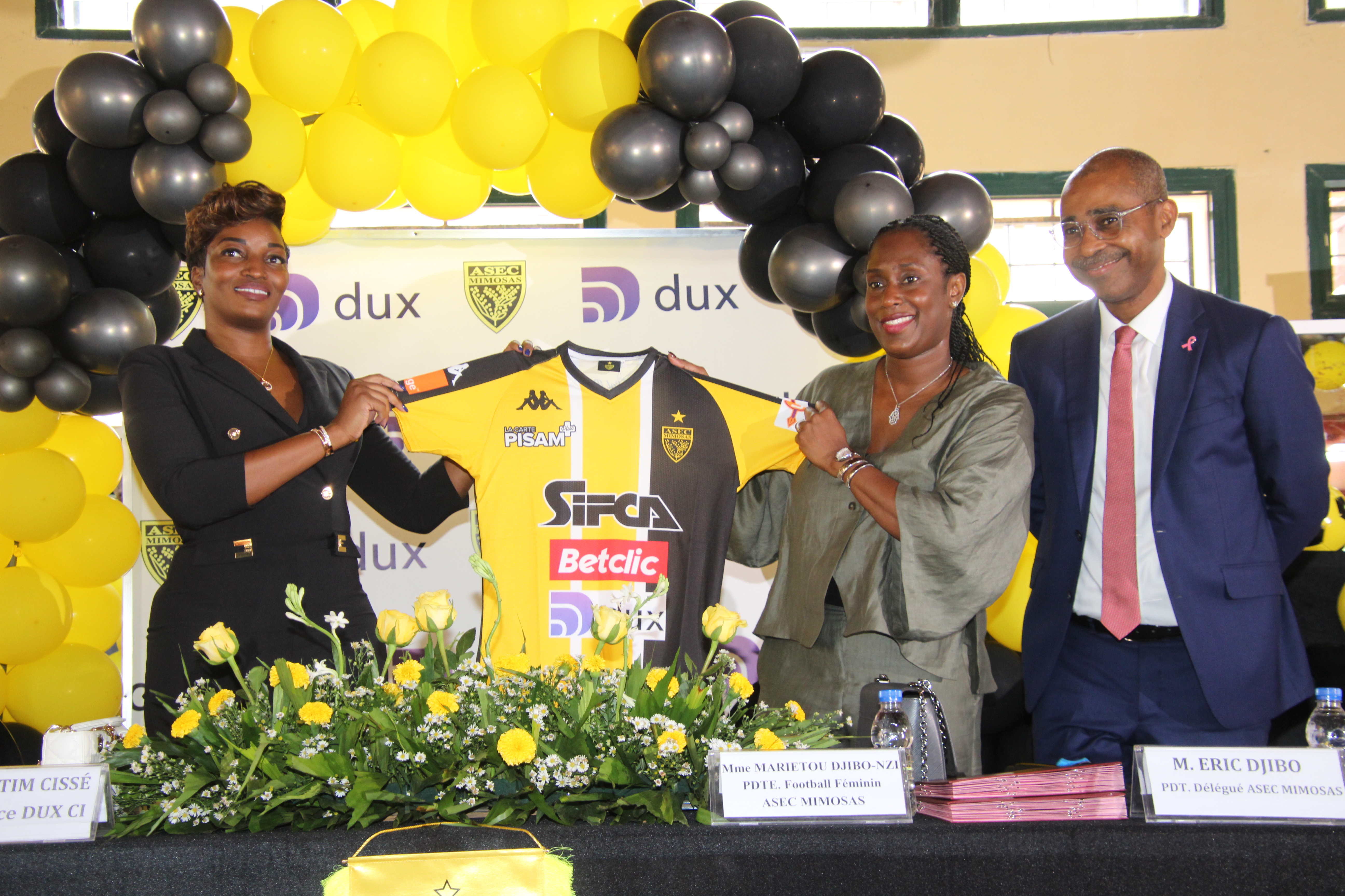 Partenariat ASEC Mimosas – DUX CI